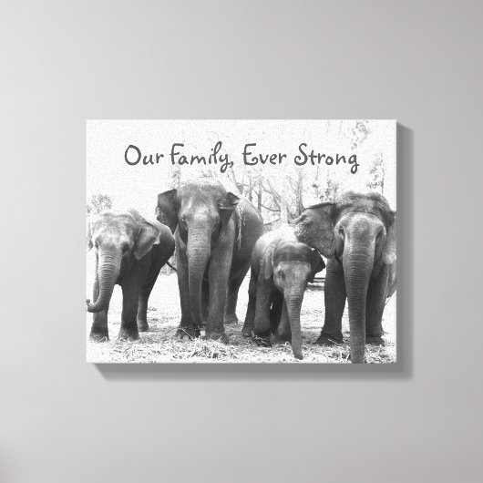Elephant Canvas Afdruk (Voorkant)