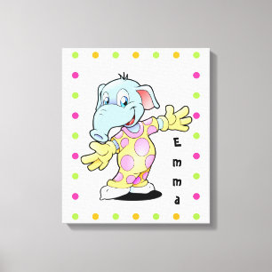 Elephant Canvas Afdruk