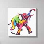 Elephant Canvas Afdruk (Voorkant)