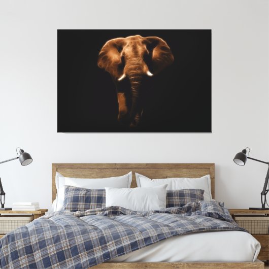Elephant Canvas Afdruk (Insitu (Slaapkamer))
