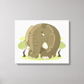 Elephant Canvas Afdruk (Voorkant)