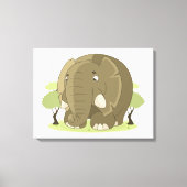 Elephant Canvas Afdruk (Voorkant)