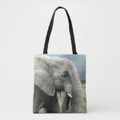 Elephant Canvas tas (Voorkant)