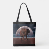 Elephant Canvas tas (Achterkant)