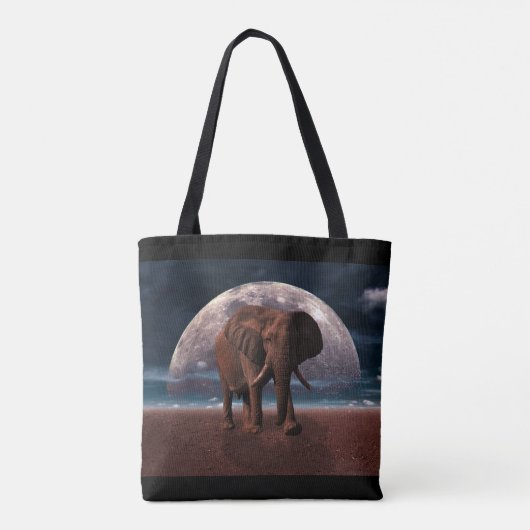 Elephant Canvas tas (Achterkant)