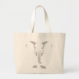 Elephant canvas tas