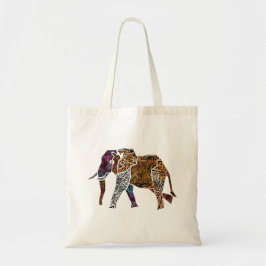 Elephant-canvas tas met batterijstijl