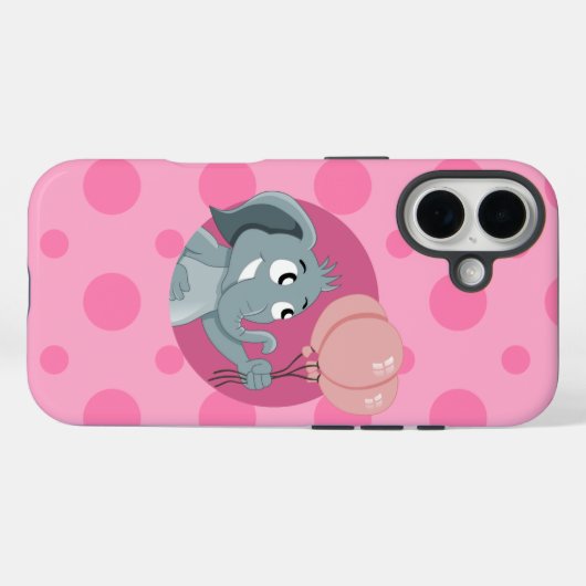 Elephant cartoon Case-Mate iPhone case (Achterkant (horizontaal))