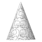 Elephant Cartoon Feesthoedjes (Voorkant)