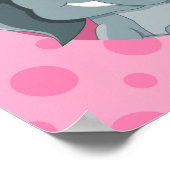 Elephant cartoon poster (Hoek)