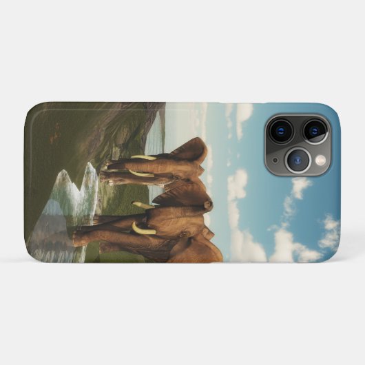 Elephant Case-Mate iPhone Case (Achterkant (horizontaal))