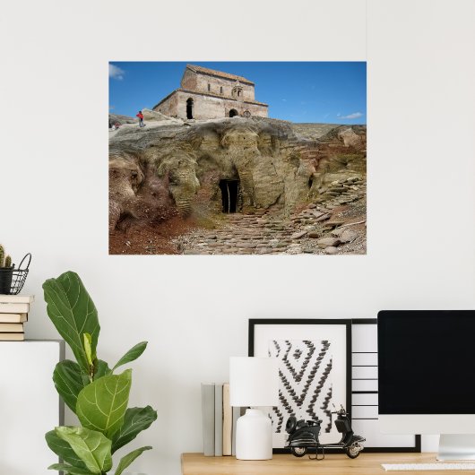 Elephant Caves Canvas Poster (Thuiskantoor)