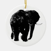 Elephant Ceramic Ornament (Voorkant)