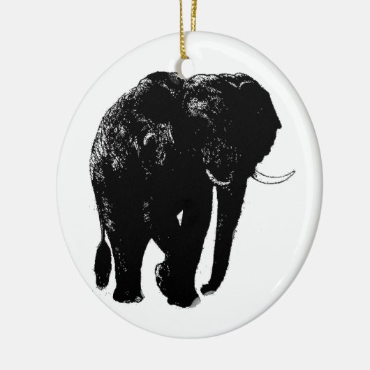 Elephant Ceramic Ornament (Links)
