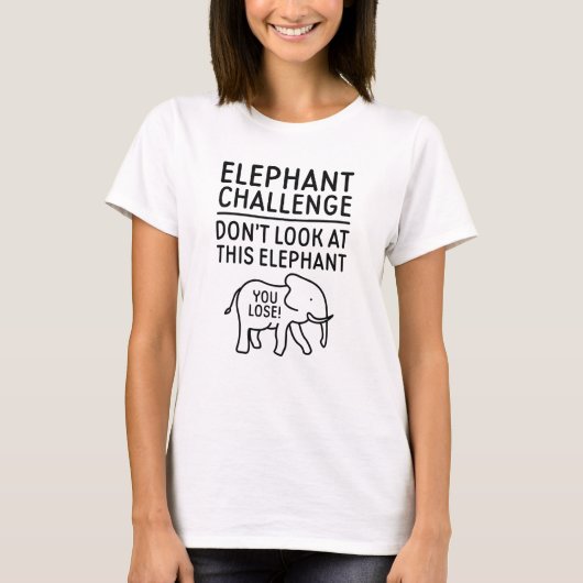 Elephant Challenge T-shirt (Voorkant)