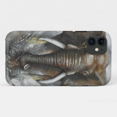 Elephant Charging iPhone 5 hoesje (Achterkant (horizontaal))