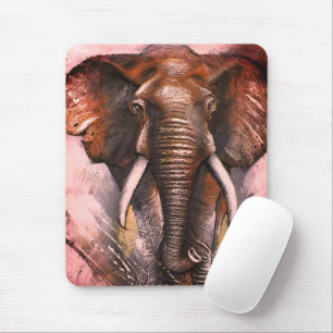 Elephant Charging Muismat