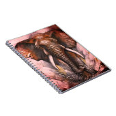 Elephant Charging Notitieboek (Rechterzijde)