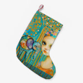 Elephant Charm Kerstkous Kleine Kerstsok (Voorkant (Hangend))