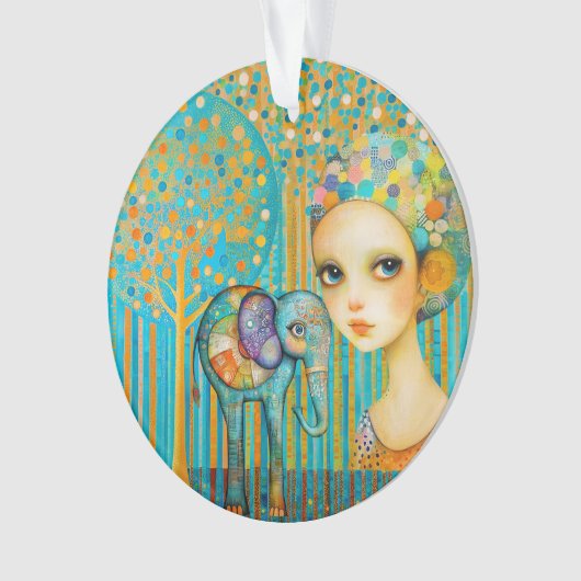 Elephant Charm Ornament (voorkant)