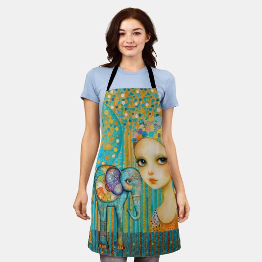 Elephant Charm Schort (Gedragen)