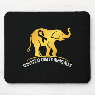 Elephant Childhood Cancer Awareness Ribbon Warrior Muismat