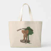 Elephant Chobe National Park Tote Bag (Achterkant)