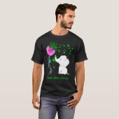 Elephant Chronic Illness Awareness Chronic Illnes T-shirt (Voorkant volledig)