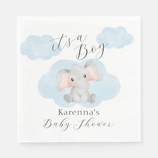 Elephant Clouds: Het is een Baby shower voor jonge Servet (Voorkant)