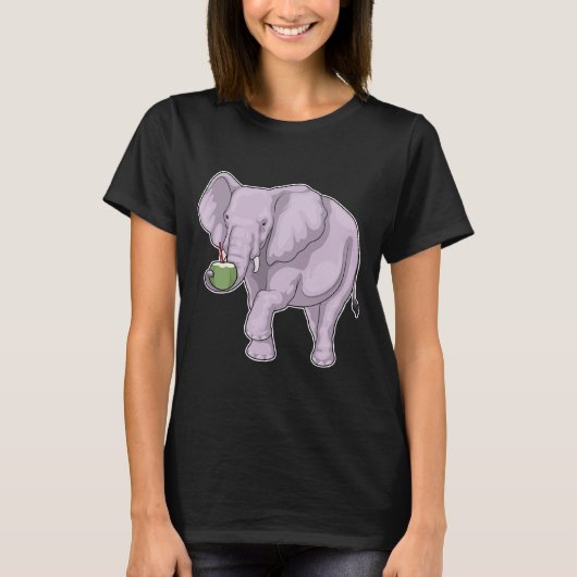 Elephant Coconut T-shirt (Voorkant)