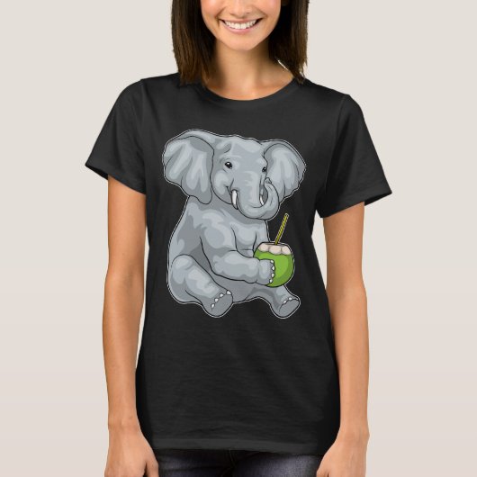 Elephant Coconut T-shirt (Voorkant)