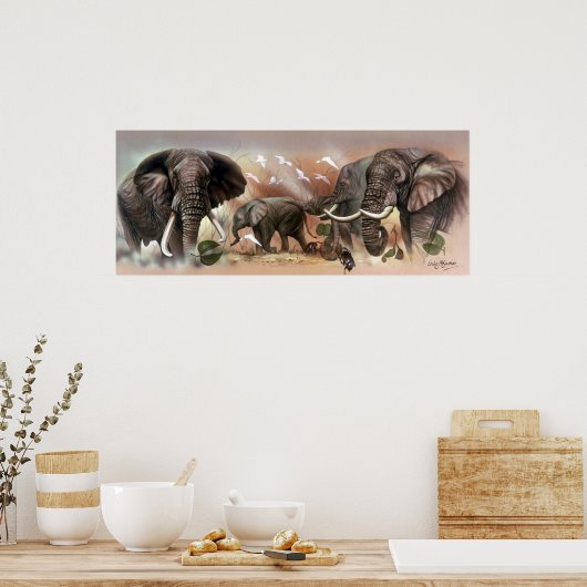 Elephant Collectie Poster (Keuken)