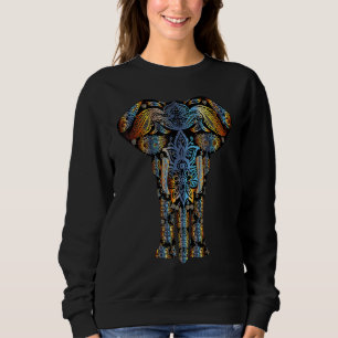 Elephant Colorful Elephant Trui