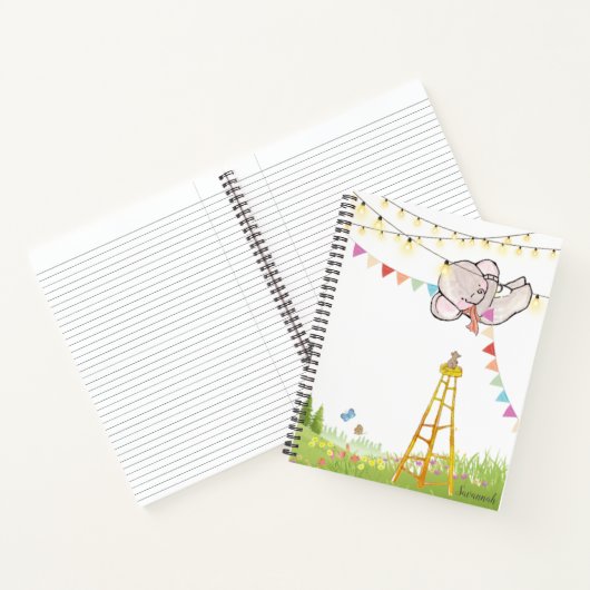 Elephant Colorful Notitieboek (Binnen)