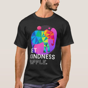 Elephant Compassion Kindness Ripple Mindfulness T-shirt