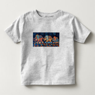 Elephant Conga Line Kinder T-Shirt