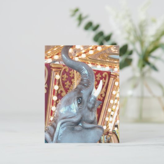 Elephant Coral Ridge Mall, IA Briefkaart (Staand voorkant)