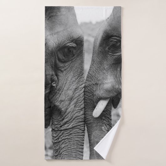 ELEPHANT COUPLE BADHANDDOEK (Badhanddoek)