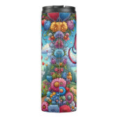 Elephant Couple Bicycle Wedding Thermosbeker (Achterkant)