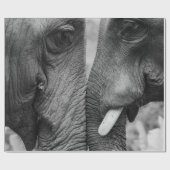 ELEPHANT COUPLE CADEAUPAPIER (Vlak)
