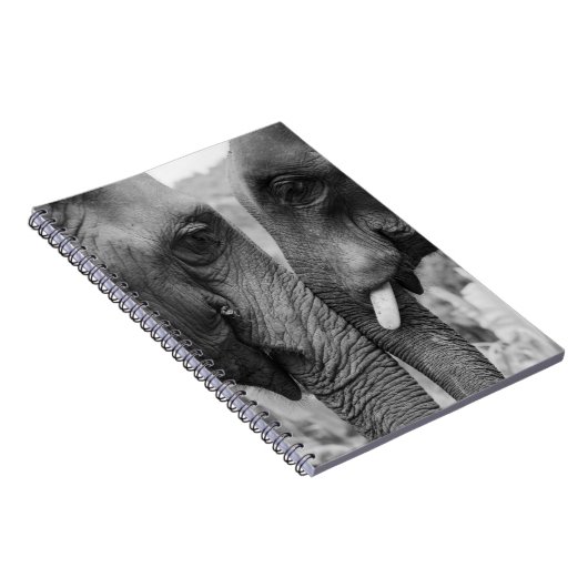 ELEPHANT COUPLE NOTITIEBOEK (Rechterzijde)