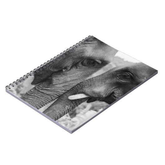 ELEPHANT COUPLE NOTITIEBOEK (Linkerzijde)