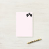Elephant Couple Post-it® Notes (Op bureau)