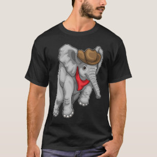 Elephant Cowboy pet T-shirt