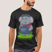 Elephant Craftsman Overalls T-shirt (Voorkant)