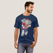 Elephant Cricket Cricket bat Sports T-shirt (Voorkant volledig)