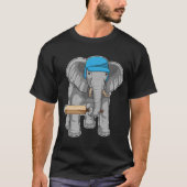 Elephant Cricket Cricket bat T-shirt (Voorkant)