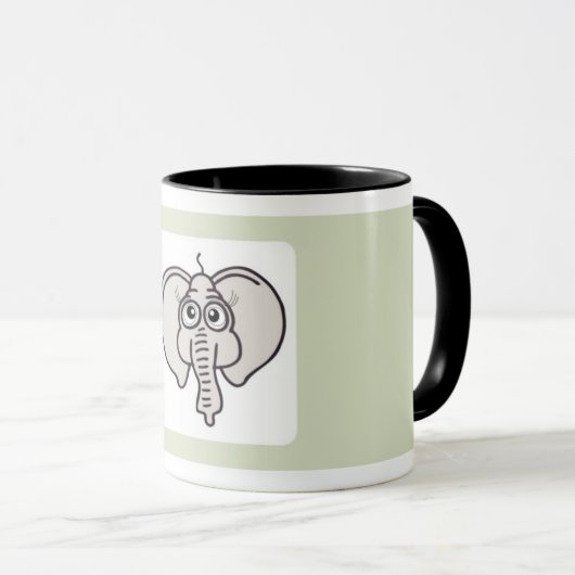 Elephant Cup Mok (Voorkant rechts)