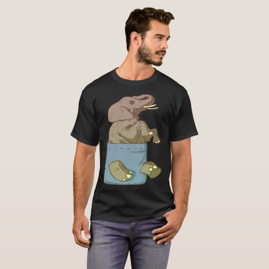 Elephant Cute Animals  for T-shirt (Voorkant volledig)