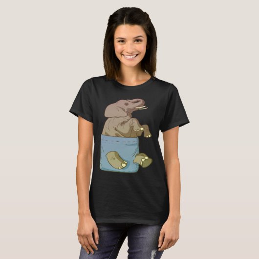 Elephant Cute Animals  for T-shirt (Voorkant volledig)